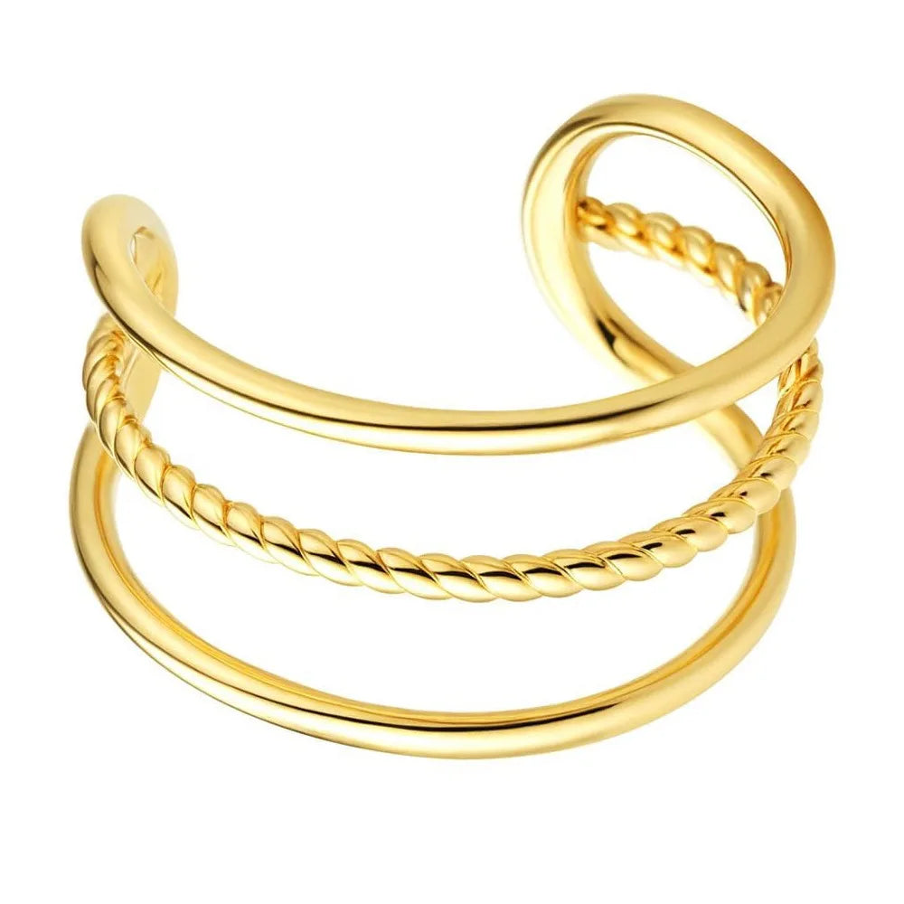 Gold-tone toe ring, Style 5